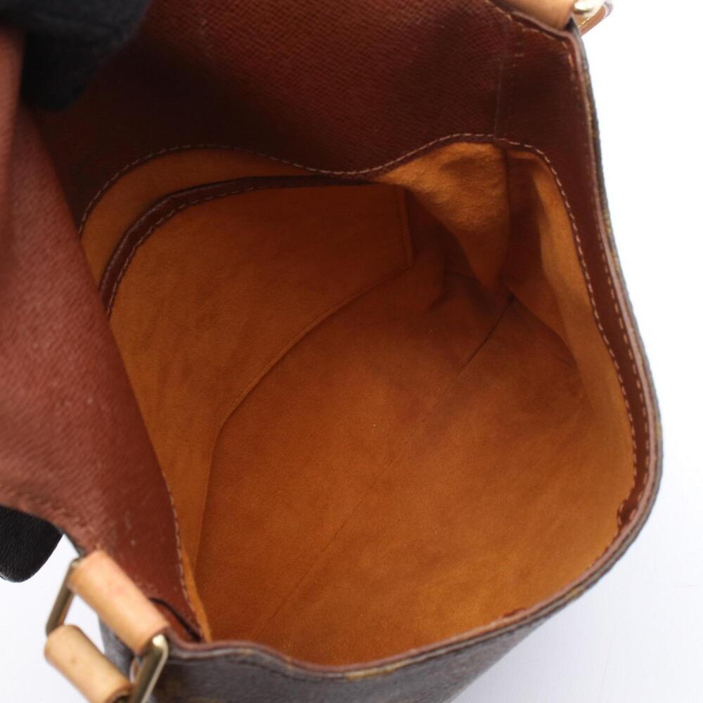 LOUIS VUITTON Authentic Brown Monogram Leather Shoulder Bag - Picture 3 of 10